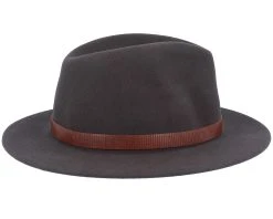 Tller Woolfelt Dark Brown Fedora - Stetson -Fashion Hat Discount Store 4063633004193 3