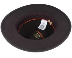 Tller Woolfelt Dark Brown Fedora - Stetson -Fashion Hat Discount Store 4063633004193 4
