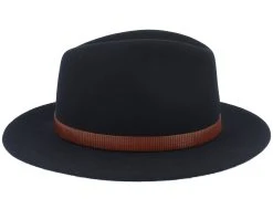 Traveller Woolfelt Black Fedora - Stetson -Fashion Hat Discount Store 4063633004216 3