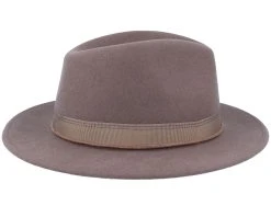 Newark Traveller Woolfelt Brown Fedora - Stetson -Fashion Hat Discount Store 4063633004452 3