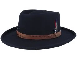 Gambler Woolfelt Black Traveller - Stetson