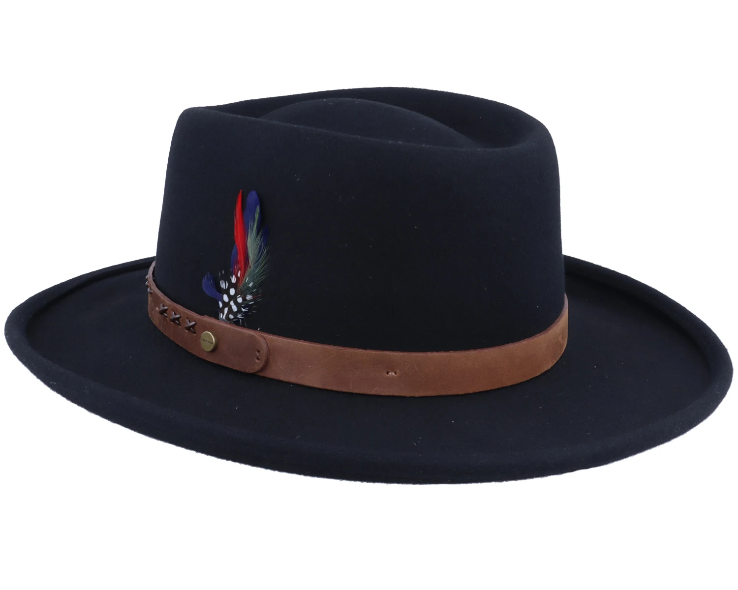 Gambler Woolfelt Black Traveller - Stetson 2 Gambler Woolfelt Black Traveller - Stetson - Image 2