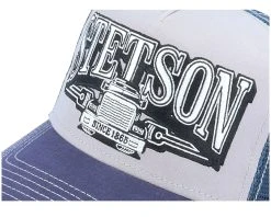 Trucking Grey/Blue Trucker - Stetson 9 Trucking Grey/Blue Trucker - Stetson -Fashion Hat Discount Store 4063633007248 5