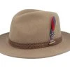 Tller Vitafelt Light Brown Fedora - Stetson