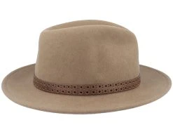Tller Vitafelt Light Brown Fedora - Stetson -Fashion Hat Discount Store 4063633007859 3