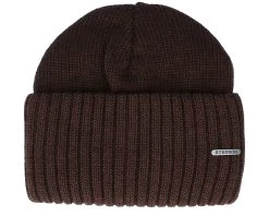 Northport Beanie Merino Wool 61 Brown Cuff - Stetson