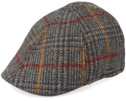 Texas Duck Shape Texas Wool Brown Flat Cap - Stetson