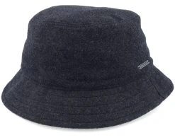 Wool/Cashmere Graphite Ear Flap Bucket - Stetson