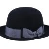 Sonstige Bogart Open Crown Woolfelt Black Bowler - Stetson