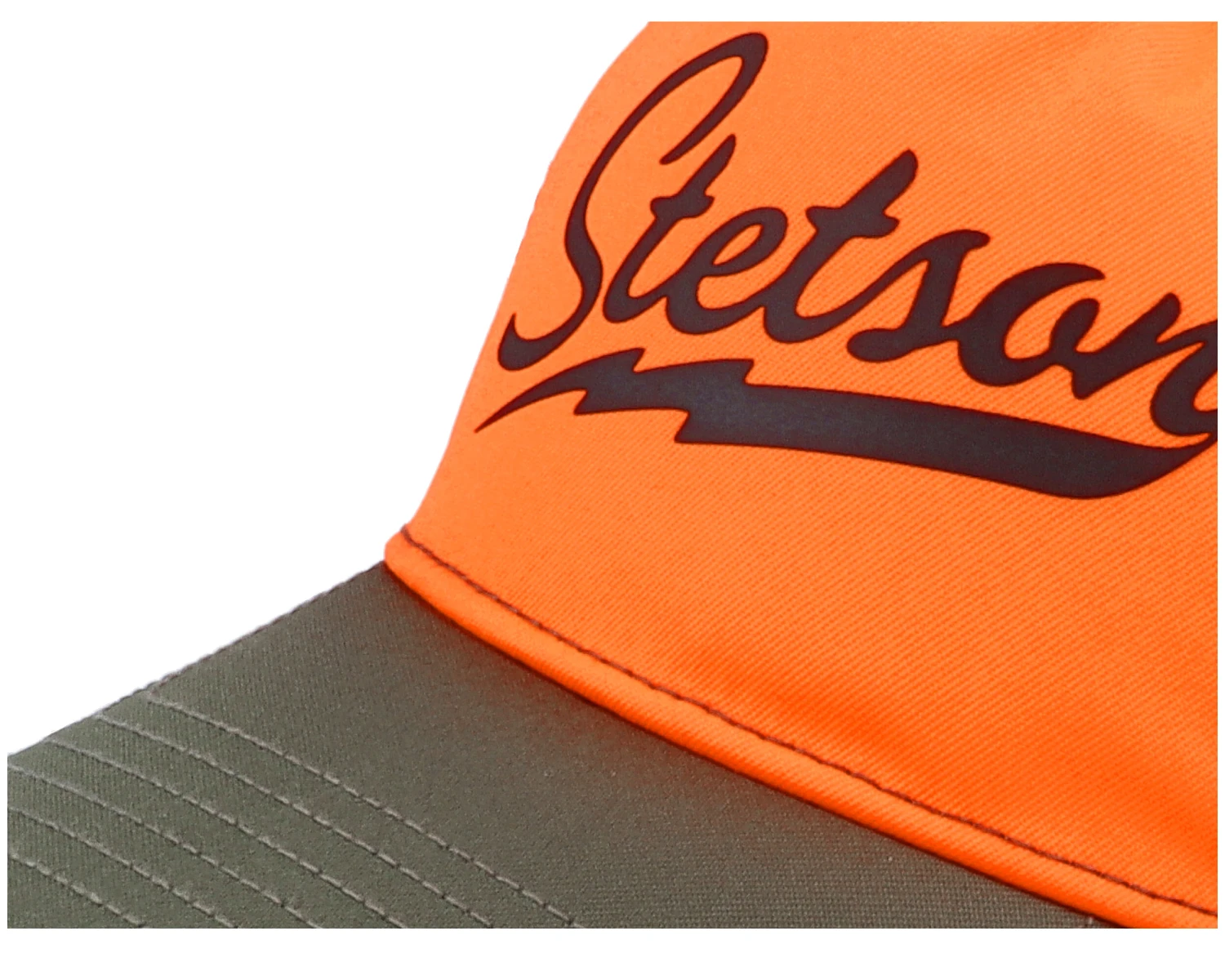 Trucker Cap Orange/Green Adjustable - Stetson 5 Trucker Cap Orange/Green Adjustable - Stetson - Image 5