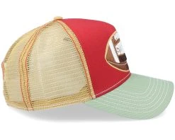 College Football Red/Wheat Trucker - Stetson -Fashion Hat Discount Store 4063633036064 3