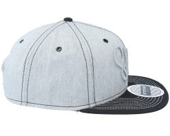 Baseball Cotton-31 Grey/Black Snapback - Stetson -Fashion Hat Discount Store 4063633036200 3