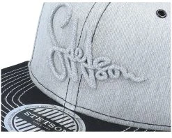 Baseball Cotton-31 Grey/Black Snapback - Stetson -Fashion Hat Discount Store 4063633036200 5