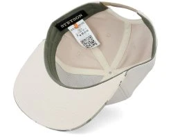 Baseball Camo Cotton-75 Beige Snapback - Stetson -Fashion Hat Discount Store 4063633036224 4