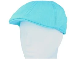 Texas Cotton Sea Blue Flat Cap - Stetson -Fashion Hat Discount Store 4063633036446 4