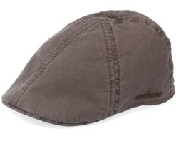 Texas Organic Cotton Brown Flat Cap - Stetson