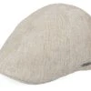 Texas Linen Beige Flat Cap - Stetson