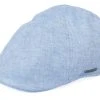 Texas Linen Blue Flat Cap - Stetson