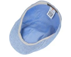 Texas Linen Blue Flat Cap - Stetson -Fashion Hat Discount Store 4063633038693 4