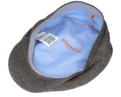 Driver Cap Virgin Wool/Linen Flat Cap - Stetson -Fashion Hat Discount Store 4063633039539 4