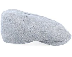 6-Panel Silk/Cotton Light Blue Flat Cap - Stetson -Fashion Hat Discount Store 4063633040429 3