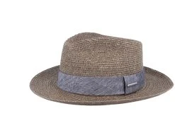 Fedora Toyo Brown Straw Hat - Stetson