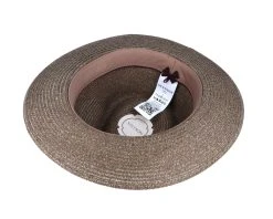 Fedora Toyo Brown Straw Hat - Stetson -Fashion Hat Discount Store 4063633042690 4