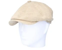 Hatteras Linen/Silk Beige Flat Cap - Stetson 9 Hatteras Linen/Silk Beige Flat Cap - Stetson -Fashion Hat Discount Store 4063633043550 5