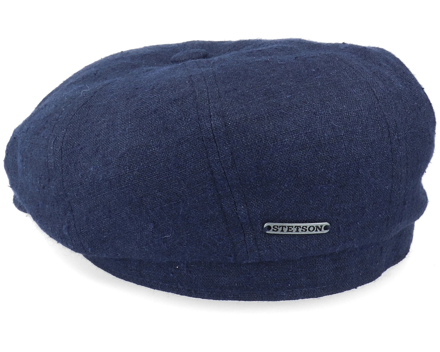 Hatteras Linen/Silk Navy Flat Cap - Stetson 2 Hatteras Linen/Silk Navy Flat Cap - Stetson - Image 2