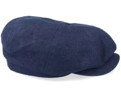 Hatteras Linen/Silk Navy Flat Cap - Stetson 7 Hatteras Linen/Silk Navy Flat Cap - Stetson -Fashion Hat Discount Store 4063633043673 3