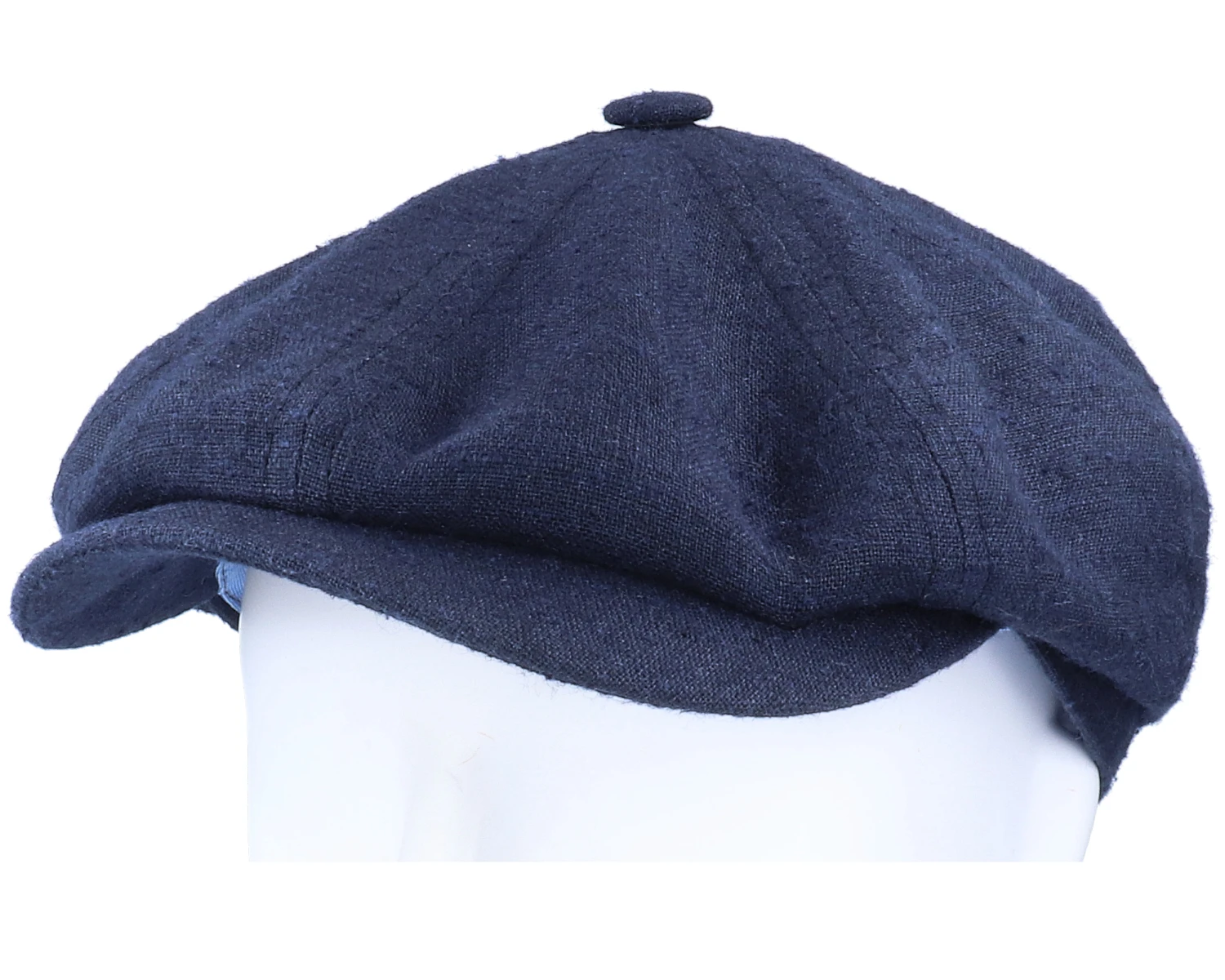 Hatteras Linen/Silk Navy Flat Cap - Stetson 5 Hatteras Linen/Silk Navy Flat Cap - Stetson - Image 5