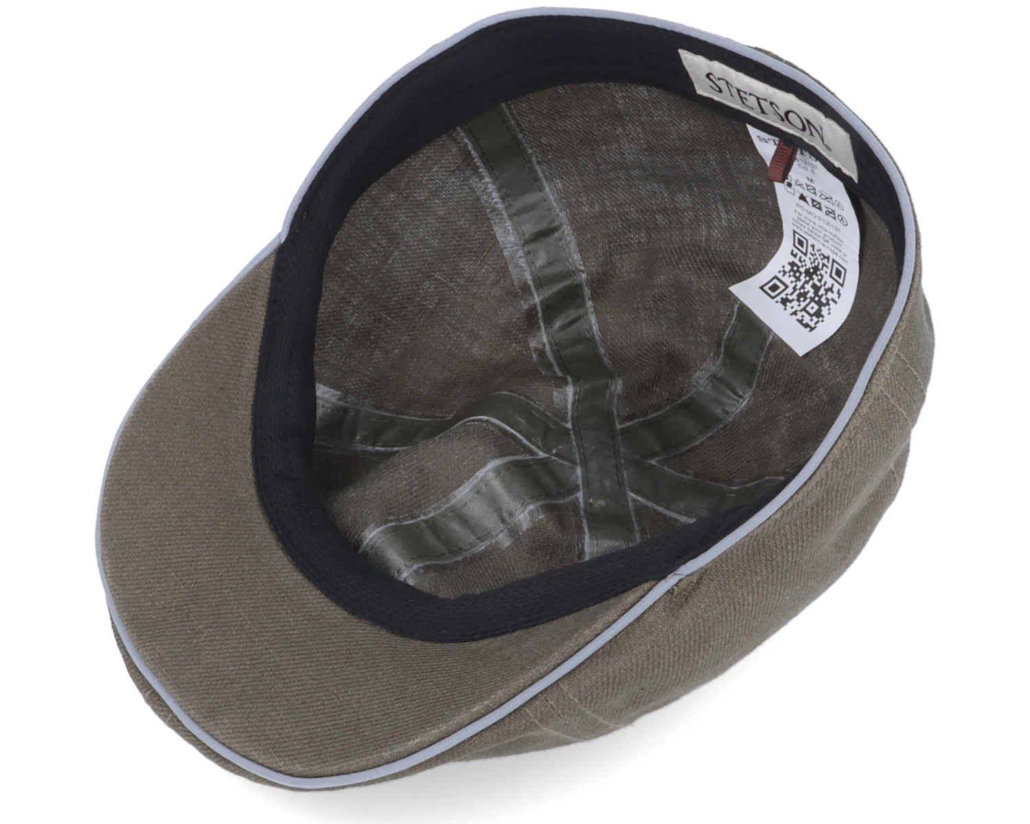 Texas Outdoor Olive Flat Cap - Stetson 4 Texas Outdoor Olive Flat Cap - Stetson - Image 4