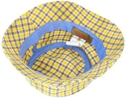 Check Yellow Bucket - Stetson 7 Check Yellow Bucket - Stetson -Fashion Hat Discount Store 4063633047626 4