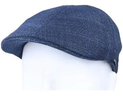 Texas Virgin Wool Silk Navy Flat Cap - Stetson -Fashion Hat Discount Store 4063633048036 5