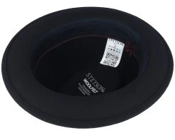 Player Woolfelt Black Fedora - Stetson -Fashion Hat Discount Store 4063633058035 4