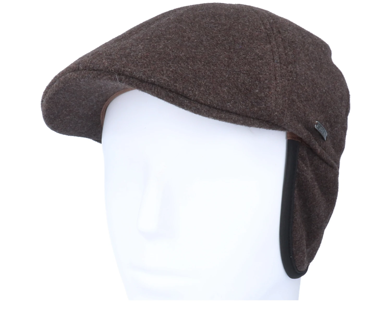 Texas Wool/Cashmere Brown Flat Cap - Stetson 5 Texas Wool/Cashmere Brown Flat Cap - Stetson - Image 5