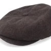 Hatteras Wool/Cashmere Brown Flat Cap - Stetson