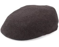 Ivy Cap Wool/Cashmere Brown Flat Cap - Stetson