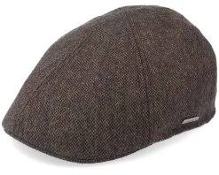 Texas Wool Brown Flat Cap - Stetson