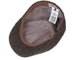 Texas Wool Brown Flat Cap - Stetson -Fashion Hat Discount Store 4063633062933 4