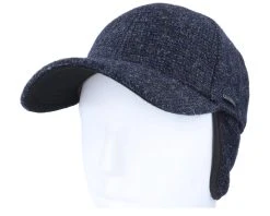 Baseball Cap Ef Wool Navy Ear Flap - Stetson -Fashion Hat Discount Store 4063633063336 6