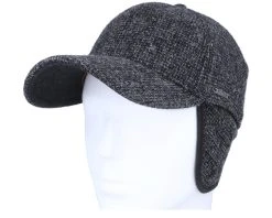 Baseball Cap Wool Black Ear Flap - Stetson -Fashion Hat Discount Store 4063633063367 5