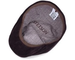 Duck Cap Cord Purple Flat Cap - Stetson -Fashion Hat Discount Store 4063633064265 4
