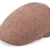 Texas Wool Herringbone Flat Cap - Stetson