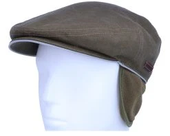 Kent Ef Outdoor Olive Earflap Flat Cap - Stetson 11 Kent Ef Outdoor Olive Earflap Flat Cap - Stetson -Fashion Hat Discount Store 4063633067822 6