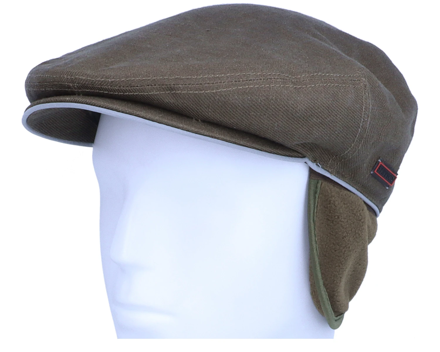 Kent Ef Outdoor Olive Earflap Flat Cap - Stetson 6 Kent Ef Outdoor Olive Earflap Flat Cap - Stetson - Image 6