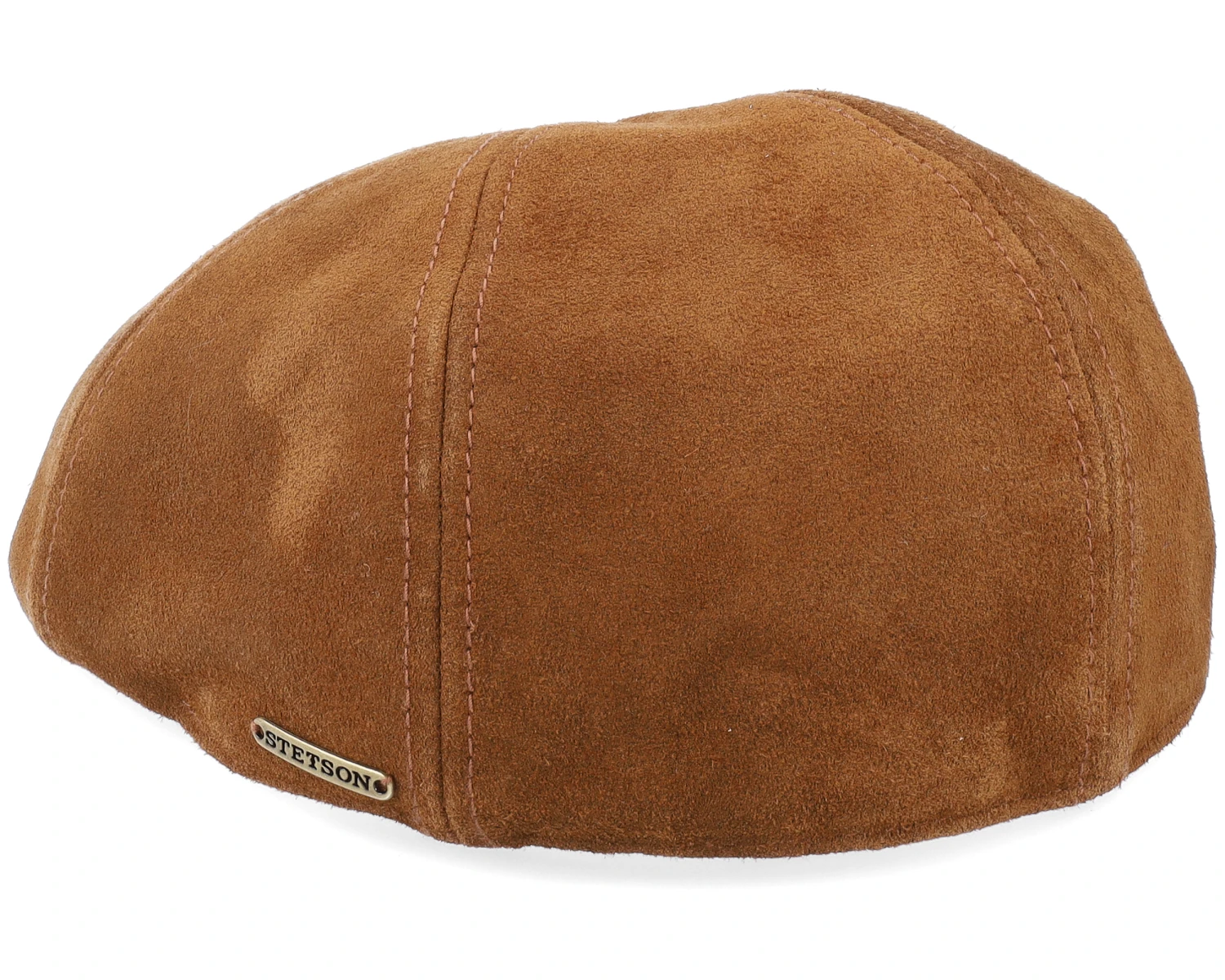 Texas Calf Split Brown Flat Cap - Stetson 2 Texas Calf Split Brown Flat Cap - Stetson - Image 2