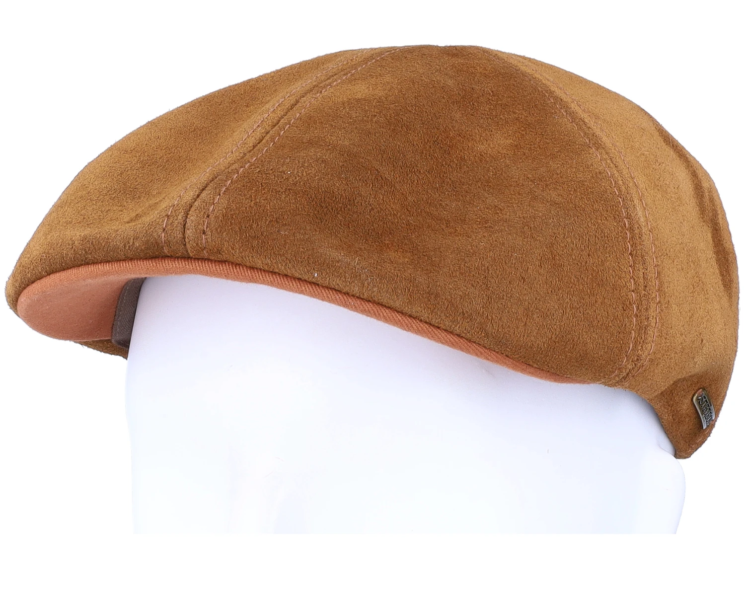 Texas Calf Split Brown Flat Cap - Stetson 5 Texas Calf Split Brown Flat Cap - Stetson - Image 5