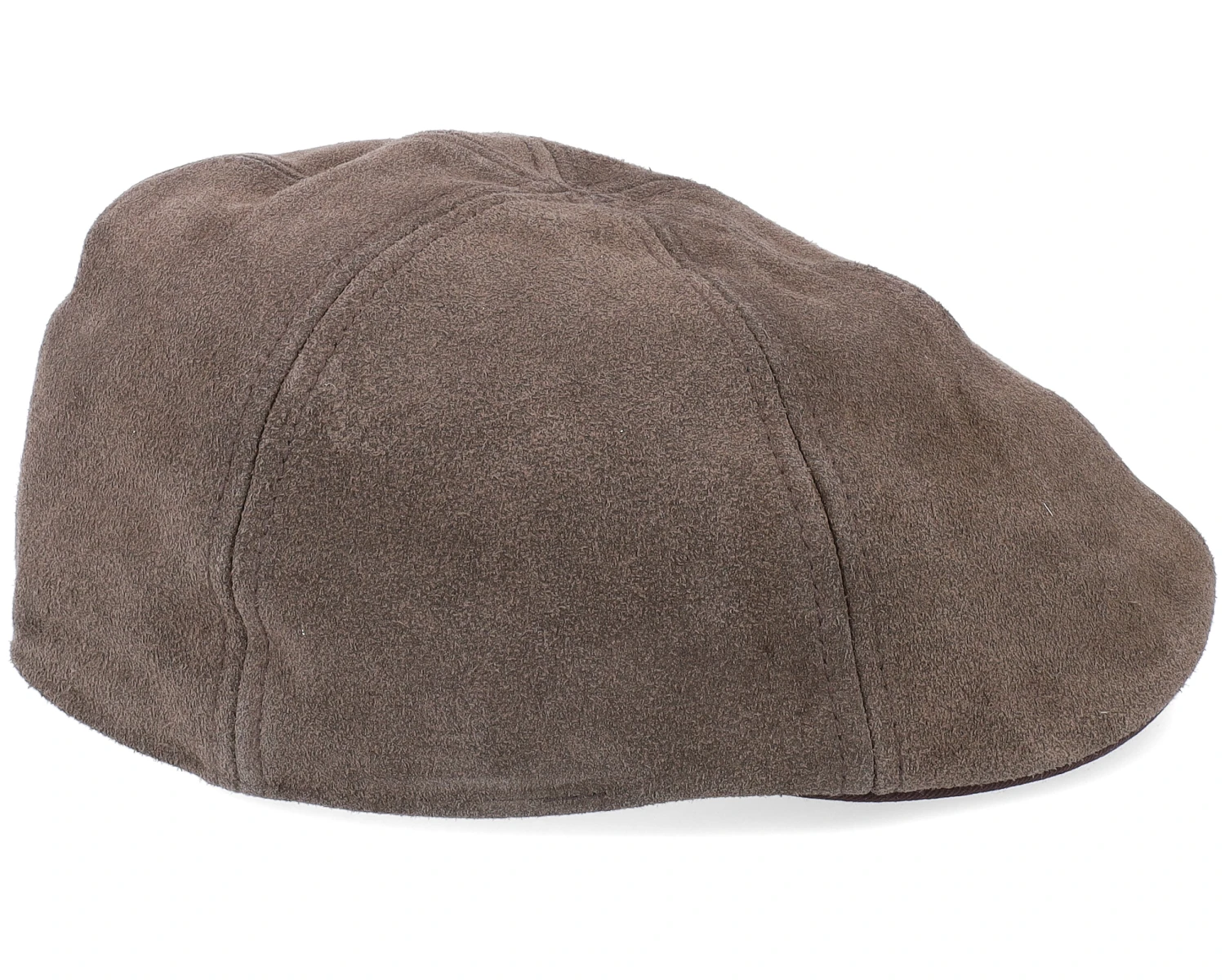 Texas Calf Split Dark Brown Flat Cap - Stetson 3 Texas Calf Split Dark Brown Flat Cap - Stetson - Image 3