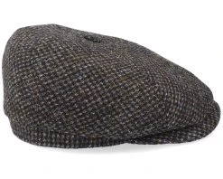 6-Panel Cap Harris Tweed Brown Flat Cap - Stetson -Fashion Hat Discount Store 4063633068478 3